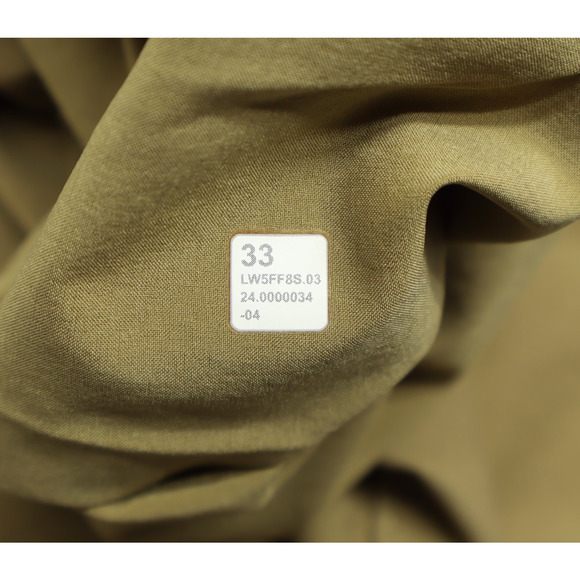 Lululemon City Sleek Mid Rise Barrel Leg Pant Light Utilitch Filbert Tan Sz 33 - Picture 6 of 8